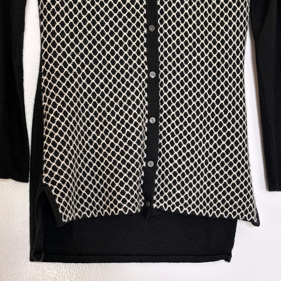 Saks Fifth Avenue Silk Cashmere Button Up Cardigan Sweater size S fall - Picture 5 of 13